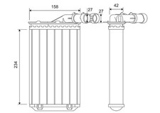 VALEO Wärmetauscher Innenraumheizung 812005 für PEUGEOT CITROËN N2 BERLINGO 306