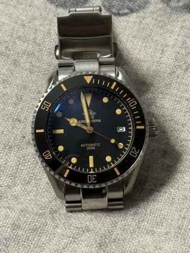 ADDIESDIVE RETRO VINTAGE DIVER AUTO SEIKO NH35 SAPPHIRE CERAMIC SUPER C3 LUME