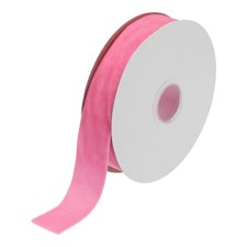 Velvet Ribbon Gift Wrapping 1 Inch x 10 Yard Bright Pink Single Face Velvet