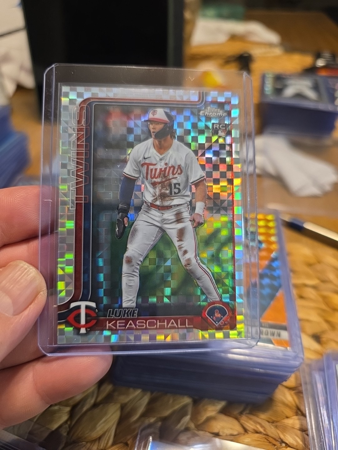 2025 Topps Chrome Update Series - Luke Keaschall #USC106 X-Fractor (RC)