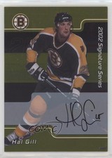 2001-02 ITG Be A Player Signature Series Gold Auto Hal Gill #003 Auto je2