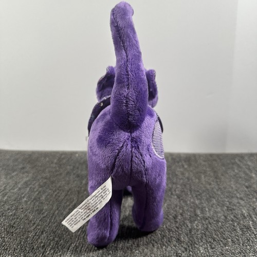 VTG Mary Meyer Jewels Cat Ring-a-ling Plush Stuffed Animal Purple Sassy 7 Inch - Picture 4 of 11