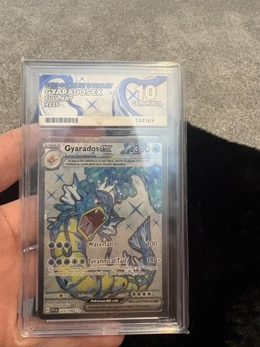 Pokémon TCG 2023Scarlet & Violet Gyarados EX Secret Rare ACE Grade 10