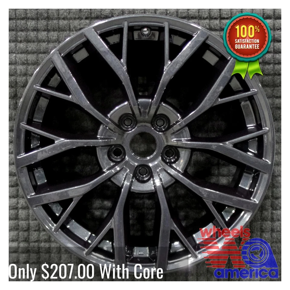 Llanta Subaru WRX STI 19 2018-2021 28111VA180 28111VA340 Gunmetal OE 68854 Foto 2 de 4