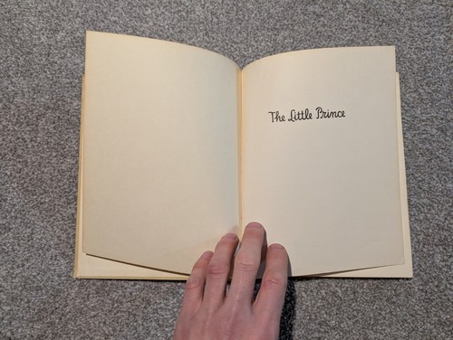 The Little Prince 1943 Hardcover Hardbound Edition Antoine De Saint-Exupery - Picture 12 of 15