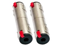 2Er Set Adapter 6,3Mm Klinkenbuchse Female - 6,3Mm Klinkenbuchse Female