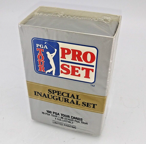 Juego Pro 1990 PGA TOUR Golf Completo 100 Cartas Especial Inauguración Sellado Set - LEER - Imagen 2 de 9