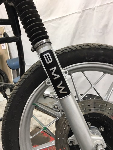 Bmw R100 r80 RS fork badges reflector Cafe racer custom Bobber scrambler