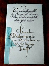 Antiker Taufbrief, zum Andenken an die heilige Taufe