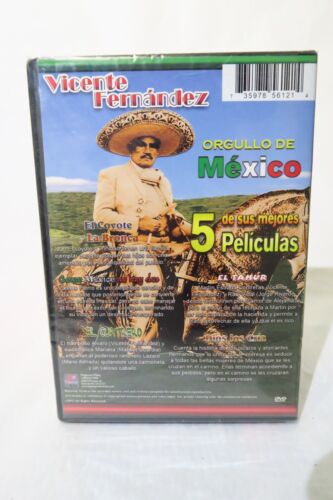 Vicente Fernandez: Para Siempre El Orgullo De Mexico Rare DVD (5-Movie Set) - Picture 2 of 2