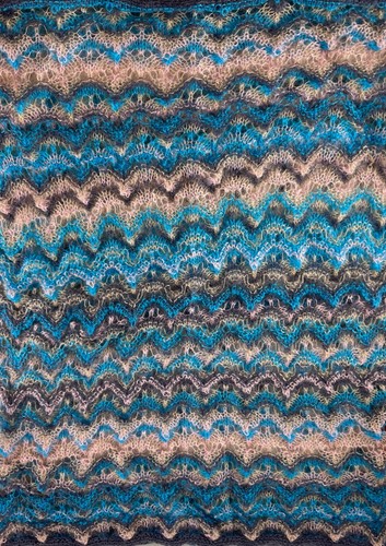 MISSONI ZickZack Infinity Mohair Schal in Mehrfarbig 3042 0002 34x55cm NEU - Bild 3 von 4