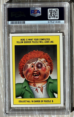 1986 Garbage Pail Kids GPK #87b Roy Bot w/Copyright PSA 9