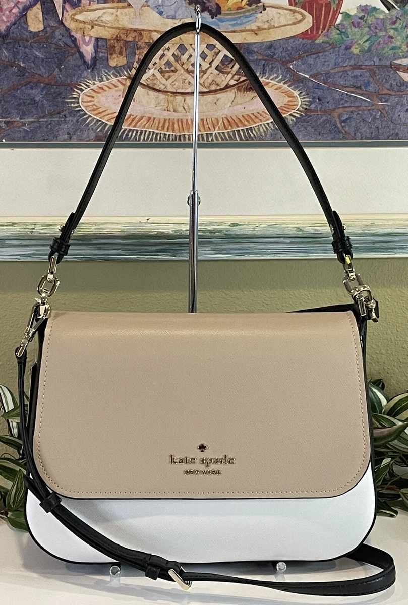 Kate Spade New York Bag For Women,Black & white - Crossbody Bags