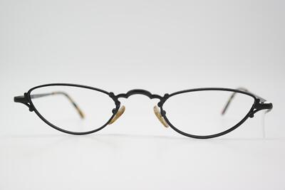 Vintage Brille JEAN LAFONT BELLE 47 Schwarz Oval Brillengestell eyeglasses