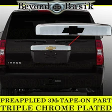 2007-2014 Chevy Tahoe Suburban Chrome Liftgate Tailgate Handle COVER Top Overlay