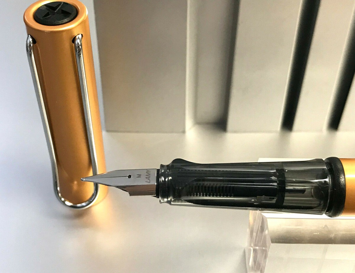 LAMY AL-star Füllhalter Bronze – Aluminium-Füller Mit Transparenter Griffzone, Feder M, Made In Germany