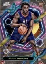2024 Topps Cosmic Chrome Los Angeles Clippers - RC Kobe Brown #177