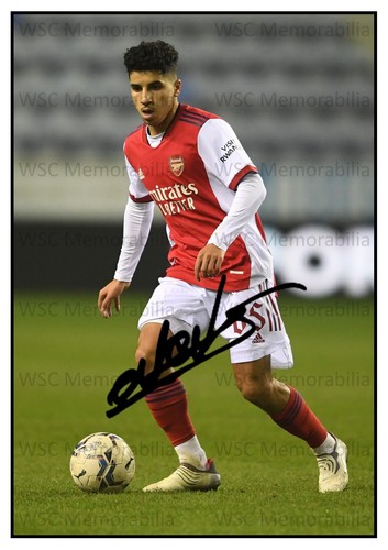 10923. Salah Oulad M'hand Signed Pictures (A4 Prints) Arsenal Hull Den Bosch