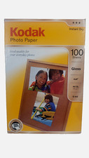 KODAK Photo Paper Gloss Instant Dry 4" x 6" 100 Sheets 6 mil Thickness
