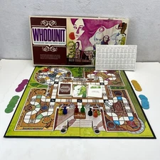 Vintage 1972 Whodunit mystery detective game Selchow & Righter COMPLETE