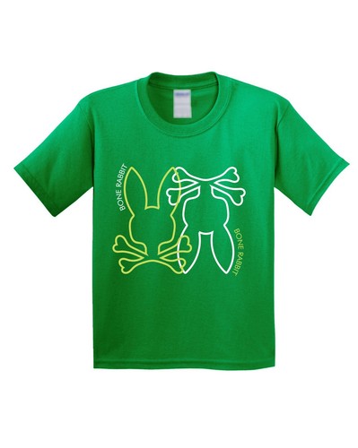 Bone Rabbit Halloween Kid T Shirt Happy Easter Christmas Birthday Party Gift Tee - Picture 10 of 13