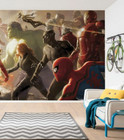 Marvel superheroes giant MURAL non-woven 5x2.8 m photo wallpaper Hulk Iron Man