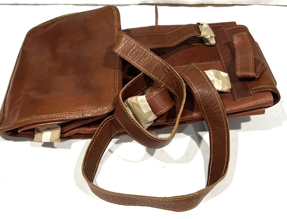 Mochila de viaje de cuero Anna para hombre Foto 4 de 4