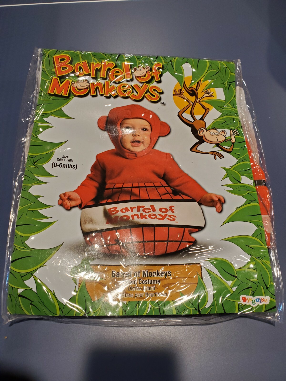 Barrel of Monkeys Board Game Cute Dress Up Halloween Infant Baby Child Costume
