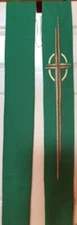 Green priest's stole