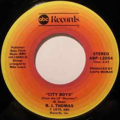 B.J. Thomas (Hey Wont You Play) Another Someone Done Somebody Wrong Song