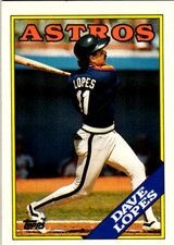 1988 Topps #226 Dave Lopes Houston Astros Baseball