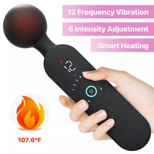 Leistungsstarker Massagestab Vibrator Handheizung Massagegerät für Frauen Wiederaufladbar - Bild 2 von 14