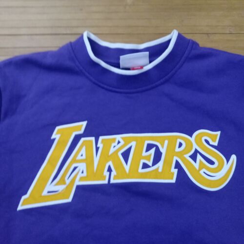 Los Angeles Lakers Mitchell & Ness Sweatshirt Fleece Medium - Picture 2 of 4