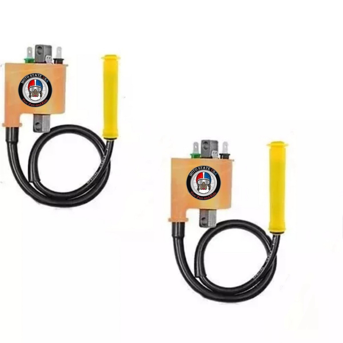 colon　0102 ♡ Front + Rear Ignition Coil For Honda Talon 1000X SXS10S2X