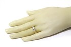 14k yellow gold .87ct SI2 I 3 stone round diamond engagement ring 4.6g 6 — photo 7