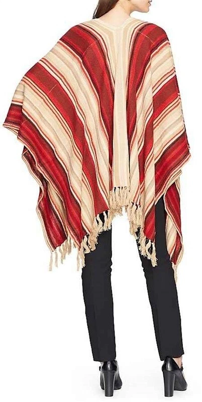 Capa nova com etiquetas Ralph Lauren G/XL listra ocidental vermelha bronzeada 115424 - Imagem 2 de 3