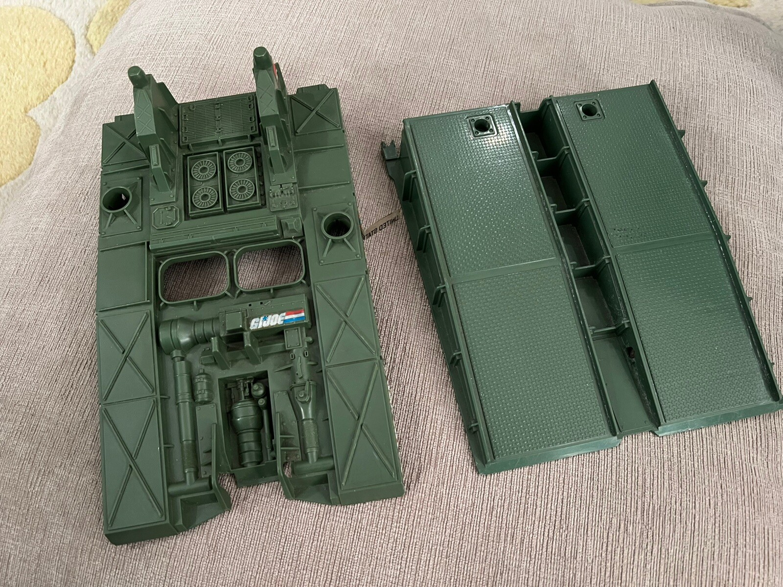 Gi Joe Vintage Bridge Layer Parts Lot Original Hasbro ARAH 1984 Vehicle Cobra Yo
