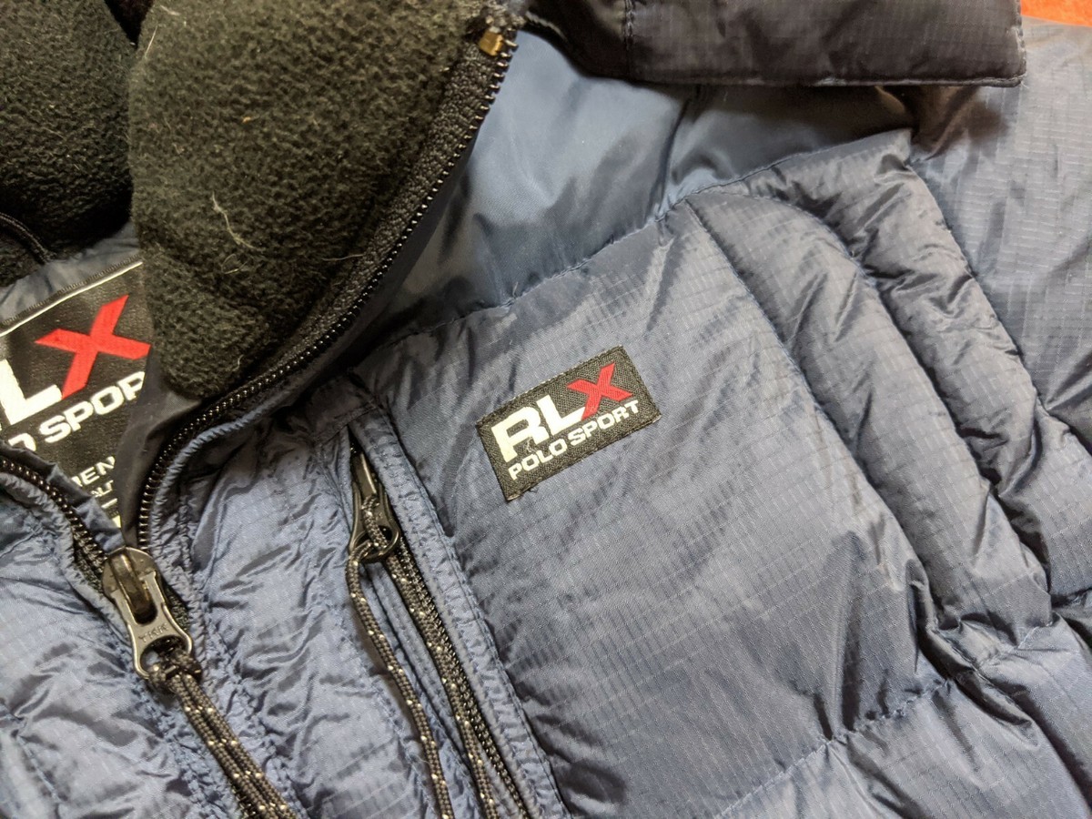 VTG 90s RLX Polo Sport Hooded Insulated Down Puffer Winter VTG 90s RLX Polo Sport Hooded Insulated Down Puffer Winter