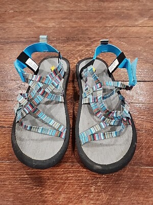 Girls Volatile Kids Sandals Size 4 Strappy Blue Gray
