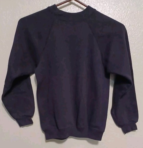 VINTAGE Kids/youth SAN JOSE SHARKS SWEATSHIRT BLACK CREWNECK Size Medium (10-12) - Picture 5 of 6