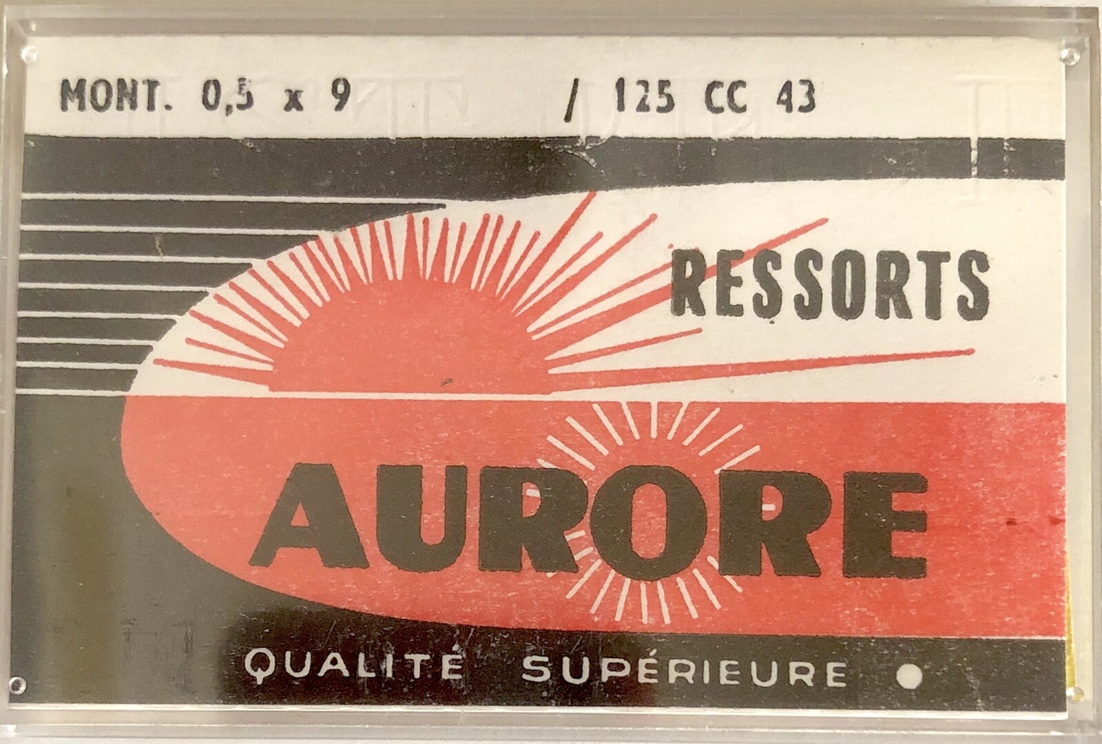 1X Mainspring 0760 1.25x0.17mm Ø14 Spring 430/125CC 43-0.5x9mm