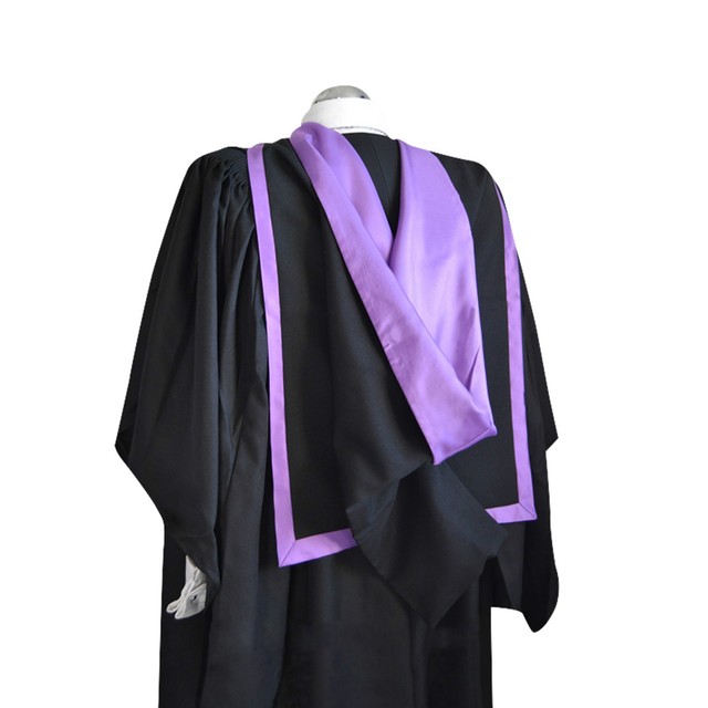 Graduation Full Shape Hood Royal Purple University Bachelors Masters