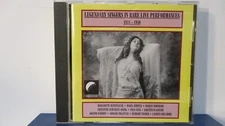 Legendary Singers in Rare Live Perf. 1934-40 - CD - MINT condition - 25-1371