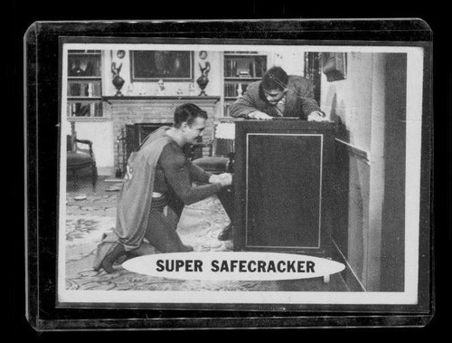 1966 Topps Adventures of Superman #45 Super Safecracker DC Comics Trading Card