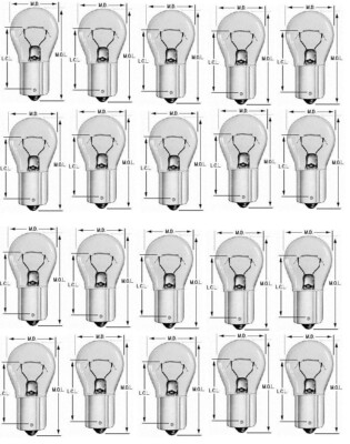 20x 1156 High Quality Auto Light Bulb Car Truck Clear Lamp Motor 12v BA15S LOT