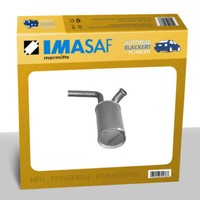 Imasaf Auspuff Mitteltopf für Citroen/Fiat/Peugeot Jumpy/Scudo/Expert 2.0 HDI