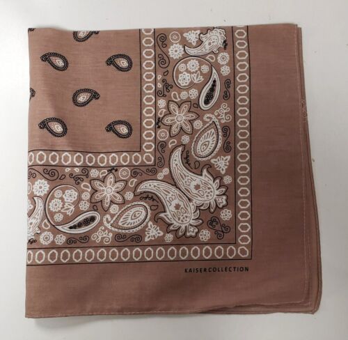 22x22 Paisley Bandana Scarf Hankerchief Do Rag Doorag 100%Cotton (select color) - Picture 9 of 14