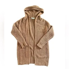 Hazel Moon Rust Fall Cardigan Fuzzy Popcorn Women’s Small