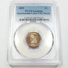 1895 P PCGS UNC Detail - Indian Head Cent Penny - 1c US Coin #46380A