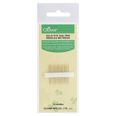 Clover Gold Eye Quilting / Betweens Hand Sewing Needles - Full Range of Sizes!